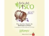 Larcomar Hosts 5 Day Pisco Fair!