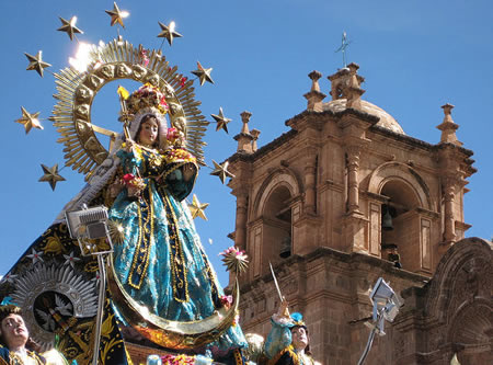Peru Virgin Mary parades